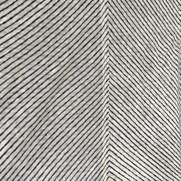 Sundance Mary Kate Black White Striped LinenTop Size Medium - Picture 4 of 8